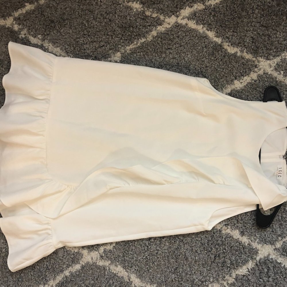 White dress worn once!